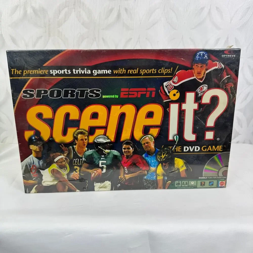 Scene It? Sports Powered by ESPN The DVD Game Sports Trivia Brand New‎ Sealed